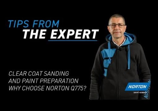 TIPS FROM THE EXPERT: Clear coat sanding and paint preparation - Why choose Norton Q775?