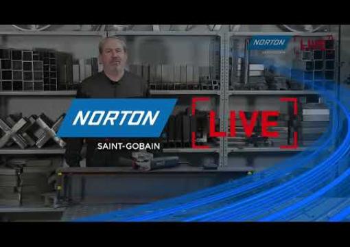 Norton Live: How to remove rust and paint using a right angle grinder
