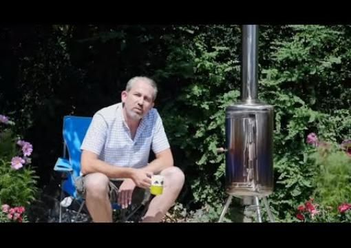 How to Make a Garden Heater - Upcycling Projects