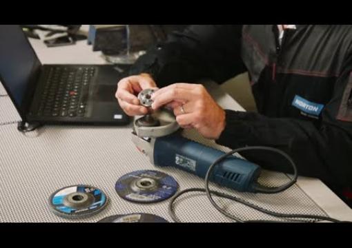 ASK THE EXPERT: Why is the flange nut on my angle grinder a different shape on each side?
