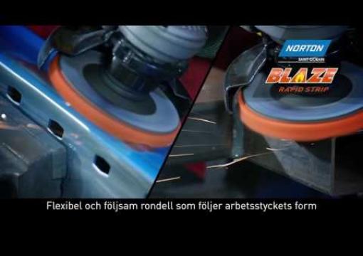 Snabb grovrengöring med Norton Blaze Rapid Strip