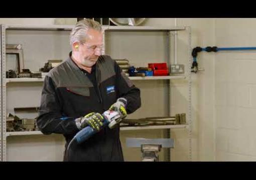How to grind metal with a grinding wheel and an angle grinder