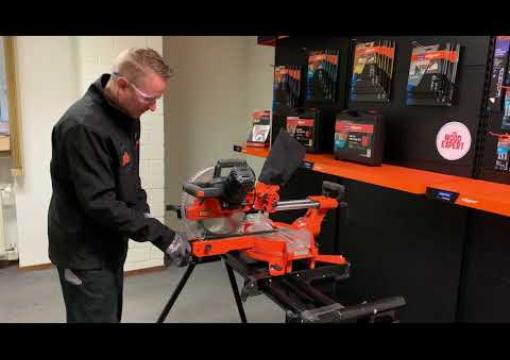 How to set the angle cut on the Norton Clipper CWM 254 Mitre Saw