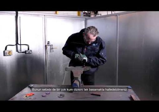 Norton Mini Avuç İçi Taşlama Makinesi ile Kaynak Dikişi Giderme