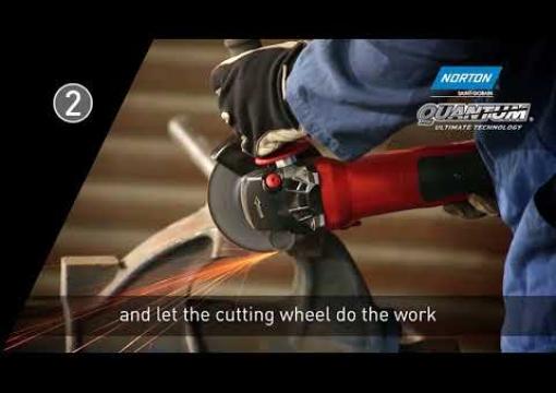 How to use the Norton Quantum 0.8mm cutting disc