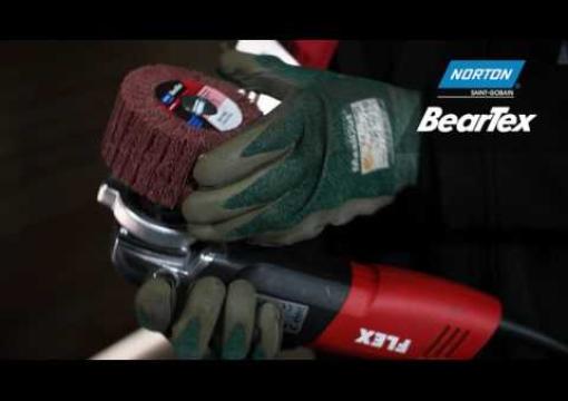 Blending & Finishing large surface areas with BearTex Satinex Wheels