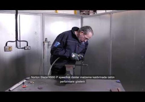 Norton Mini Avuç İçi Taşlama Makinesi ile Boya Kazıma
