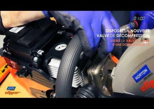 Tuto : comment changer la bougie et la valve de décompression des découpeuses thermiques CP512 & 514