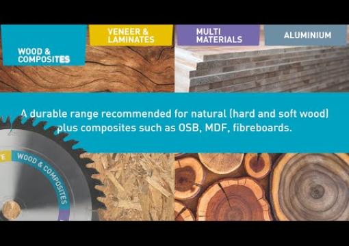 Discover Norton Clipper Wood Blades - for cutting wood, aluminium, veneer, laminates and composites