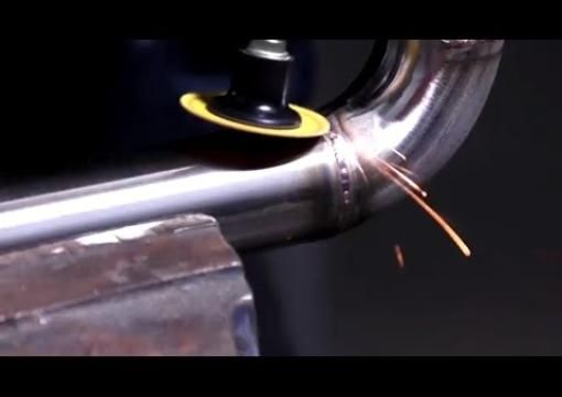 Weld Removal and Finishing with the Norton Mini Angle Grinder