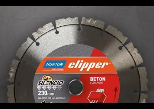 Norton Clipper Pro Beton Silencio 230mm blade