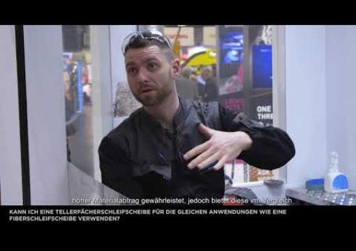 Kann ich eine Tellerfächerscheibe für die gleichen Anwendungen wie eine Fiberscheibe verwenden?