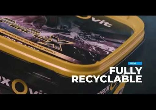 Recyclable Packaging for Norton & Flexovit Cutting Discs and Grinding Wheels