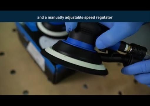 Présentation de la ponceuse pneumatique Norton orbitale et aspirante