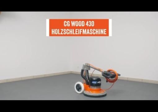 Wie bedient man die Holzschleifmaschine CG WOOD 430 von Norton Clipper?