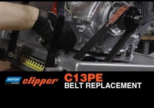 How to Replace Belt on a Norton Clipper C13PE Push Saw