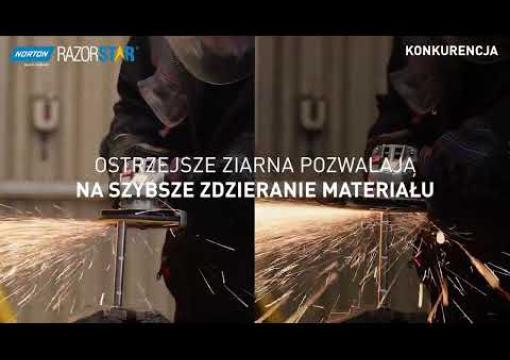 Krążki fibrowe Norton RazorStar® 36+ - szlifowanie wystawione na próbę!