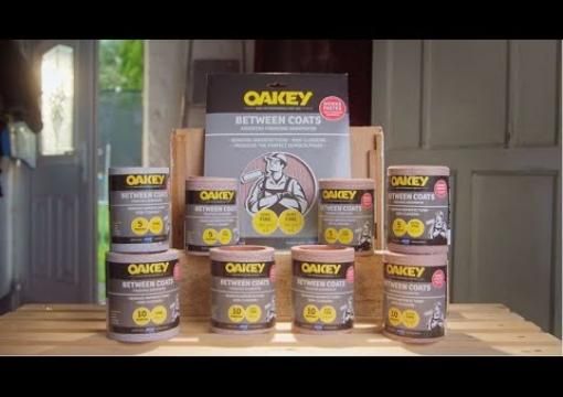 Oakey Between Coats Sandpaper: Professional Finish for Woodwork, Plaster & DIY Projects
