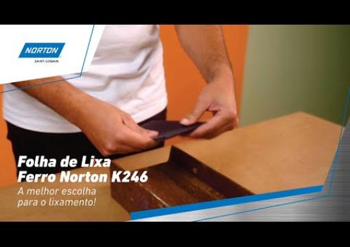 FOLHA DE LIXA FERRO NORTON K246 | A melhor escolha para o lixamento!