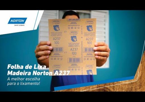 FOLHA DE LIXA MADEIRA NORTON A237 | A melhor escolha para o lixamento!