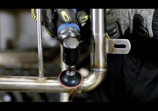 Quick grinding results with new Norton Razorstar® quick change discs!