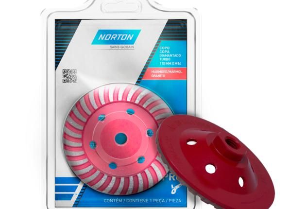 70184607601 - COPO DIAMANTADO NORTON - TURBO 115 MM X M14 (ANG 2)