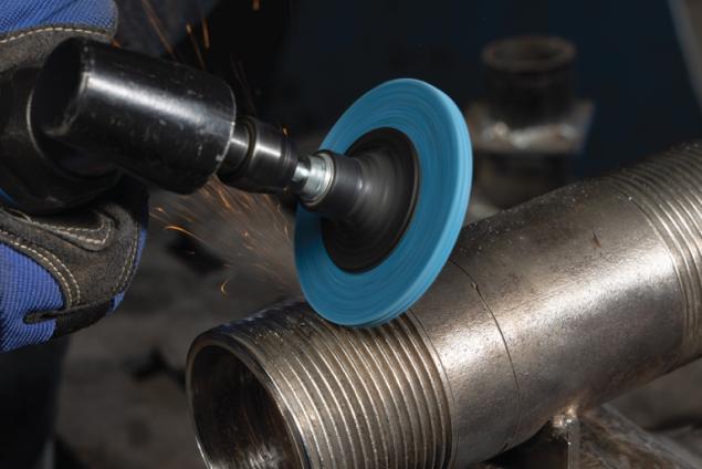 Norton Vortex Rapid Blend discs leave a smear-free finish in fewer steps.