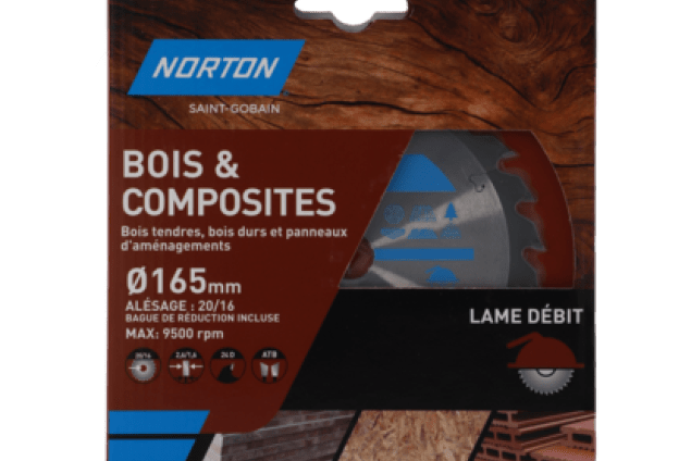  Norton TCT BOIS Scie circulaire