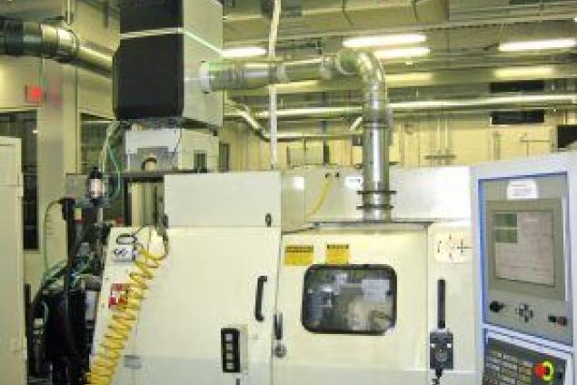 New Individual mist eliminator installed at the Higgins Grinding Technology Center on an OD grinder