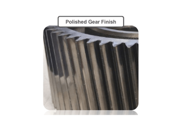 Polished gear finish