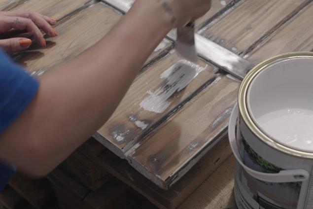 Rénovation volet en bois_peinture