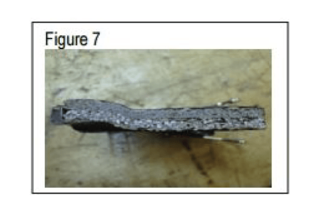 Standard orientation of the fiberglass reinforcement