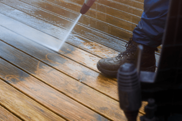 Decking washing