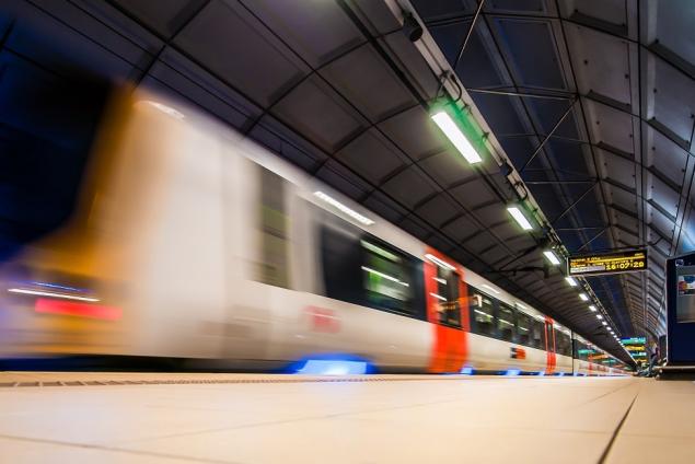 train in subway