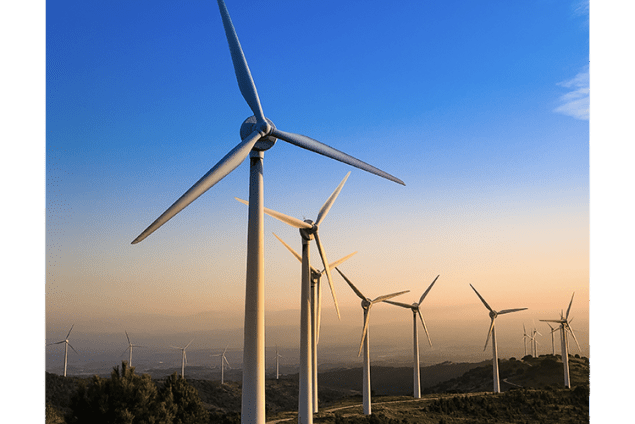 Turbines wind farm