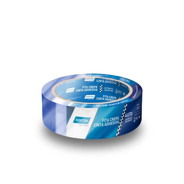 66254451275 - FITA CREPE AUTOMOTIVO NORTON - SLEEVE - 48 MM X 40 M (ANG 1)