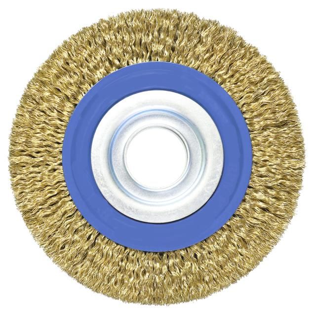 69957307741 Escova Circular Ondulada Aco Latonado 152,4x12,7x50,8mm (Ang 1)