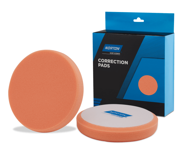 Norton Medium Cut Correction Foam Pad - Orange