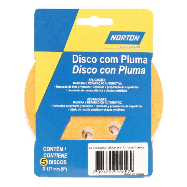 05539544838 Lixa disco madeira G125 80 127mm (Ang 4)