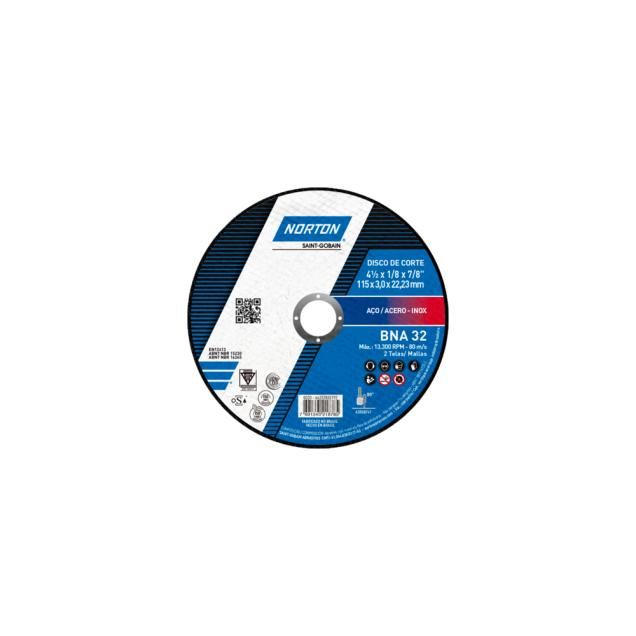 66252832192 - DC NORTON BNA 32 - 115 x 3,0 x 22,23 mm - RÓTULO 114 mm - 510157678 - 0321 (ANG 1)