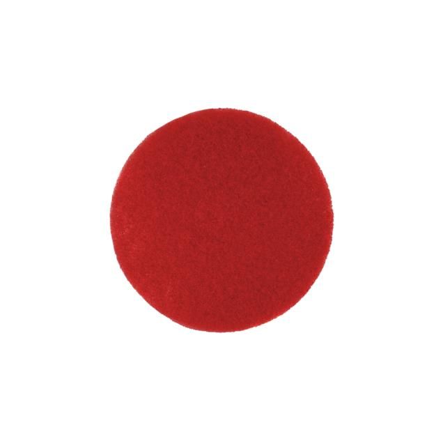 77696096118 - DISCO DE MANTA ABRASIVA NORTON - BUFFER COR VERMELHO 350MM (ANG 1)