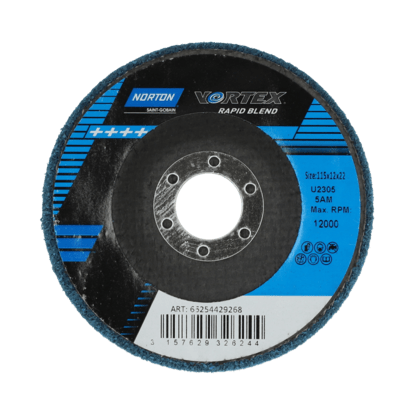 66254429268 Unified discs with backing Norton Vortex Unified Whl 114.3x12.7x22.2 Grit MED