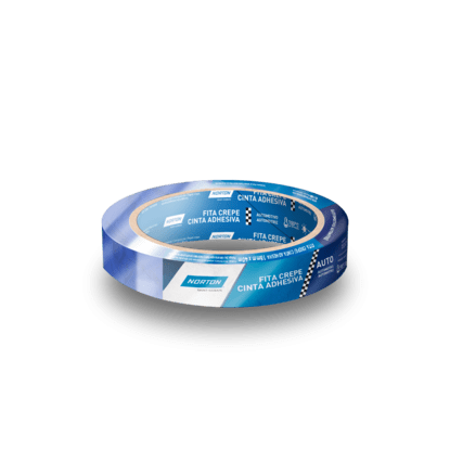 66254451268 - FITA CREPE AUTOMOTIVO NORTON - SLEEVE - 18 MM X 40 M (ANG 1)