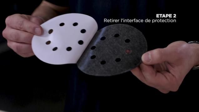 poncer avec ponceuse vibrante tuto diy