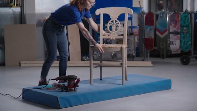 poncer avec ponceuse excentrique tuto diy
