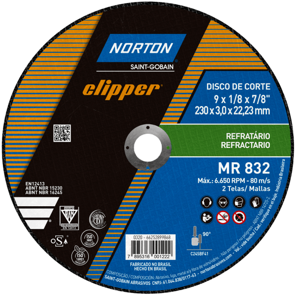 Disco de Corte MR832 Norton