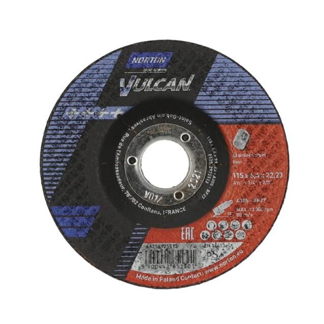 Norton Vulcan Metal Inox Grinding Wheel