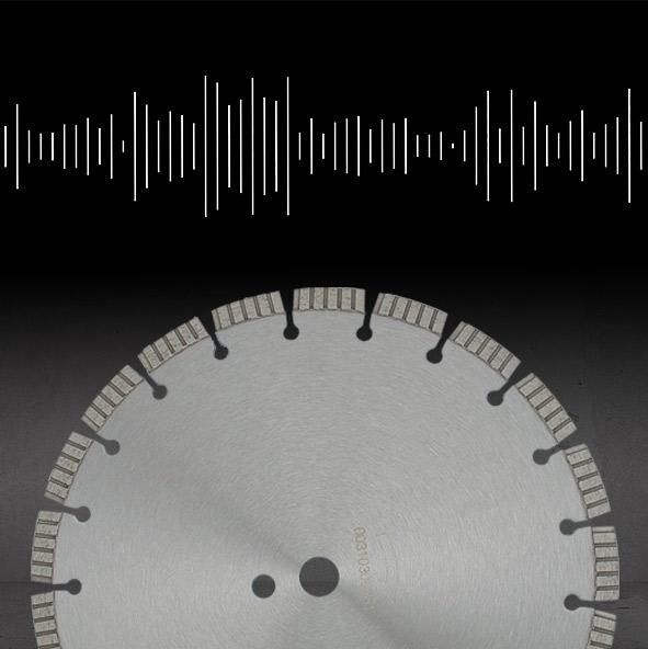 Conventional 230mm blade sound frequency