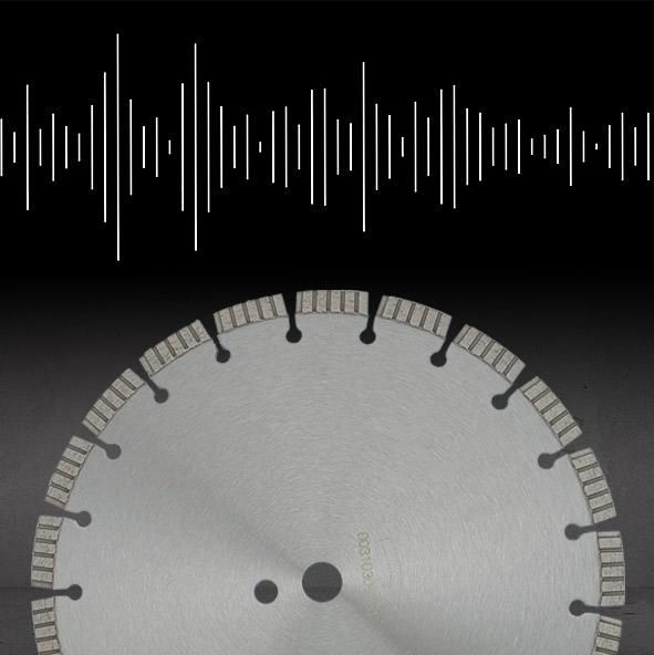 Conventional 350mm blade sound frequency
