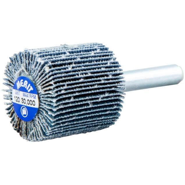 Merit R822 ZA Medium Grit Steel Shank Mini Flap Wheel | Norton